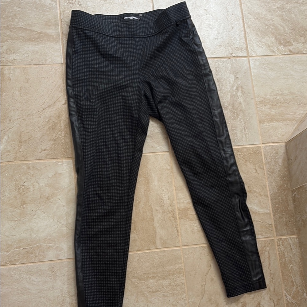 Karl Lagerfeld Black houndstooth Leggings